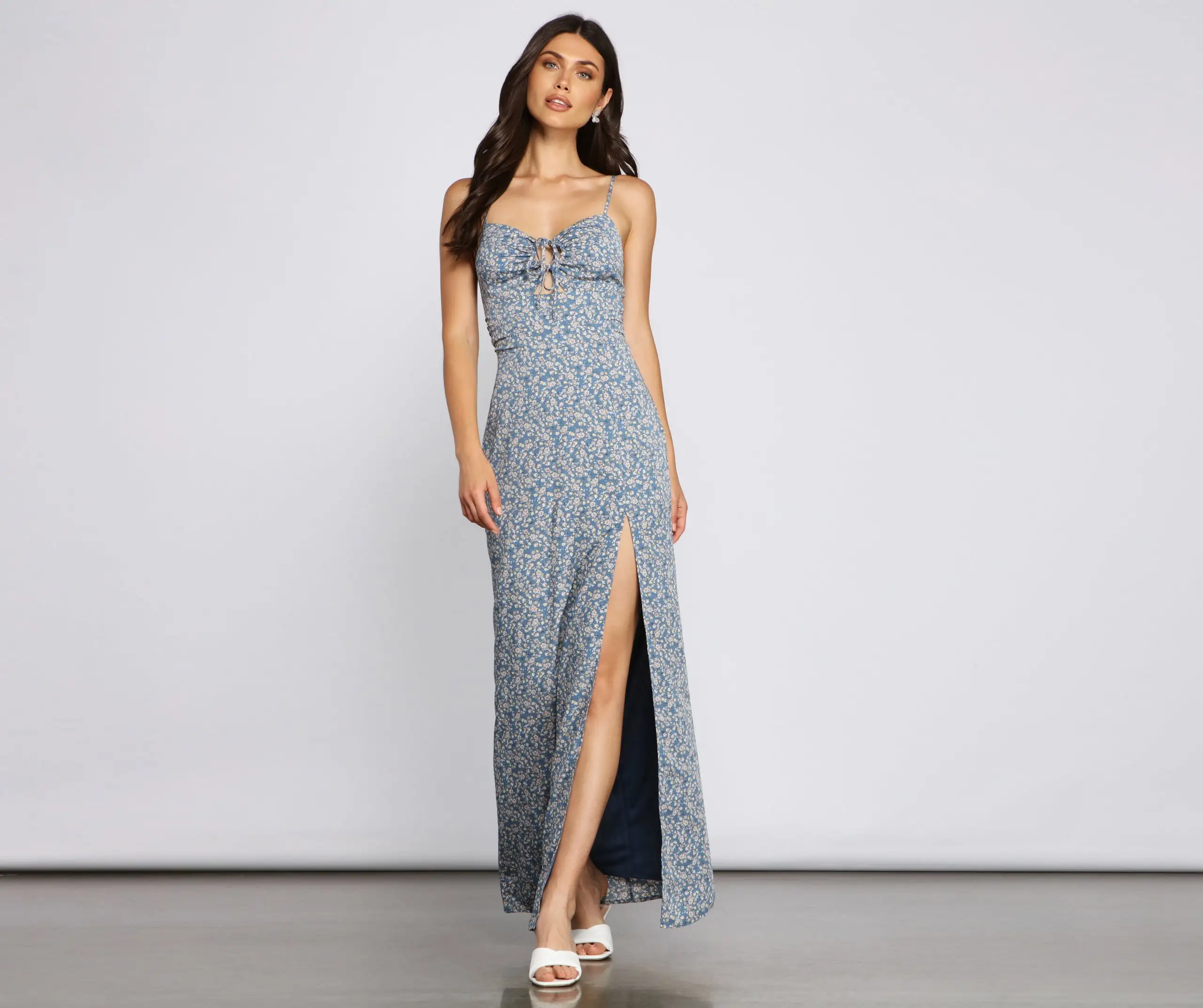 Windsor. Floral Dreams High-Slit Maxi Dress 3 Windsor. Floral Dreams High-Slit Maxi Dress