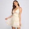 Windsor. Sweet And Flirty Chiffon Mini Dress -Formal Dresses Online Shop 05101 1106 1