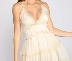 Windsor. Sweet And Flirty Chiffon Mini Dress -Formal Dresses Online Shop 05101 1106 4 0b83e4e7 68d2 44ab 85c2 fd36053c7a83