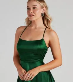 Windsor. A Moment In Satin Skater Dress -Formal Dresses Online Shop 05101 1199 4 1