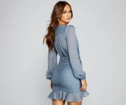 Windsor. Ruffled And Radiant Chiffon Dress 26 Windsor. Ruffled And Radiant Chiffon Dress -Formal Dresses Online Shop 05101 1232 2