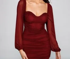 Windsor. Elevated Glam Ruched Mini Dress -Formal Dresses Online Shop 05101 1236 3 7e8a675c 8af8 404e 841a d32ea3dac0e1