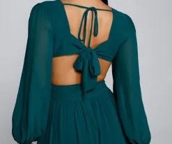 Windsor. New Heights Chiffon Cutout Maxi Dress -Formal Dresses Online Shop 05101 1266 4