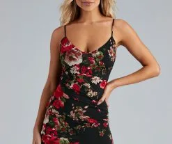 Windsor. Only You Floral Midi Dress -Formal Dresses Online Shop 05101 1360 4