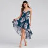 Windsor. Sugar And Spice Floral High-Low Dress -Formal Dresses Online Shop 05101 1388 1