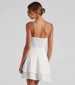 Windsor. Simply Adorable Layered Skater Dress -Formal Dresses Online Shop 05101 1524 3