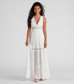Windsor. Summer Frolic Crochet Maxi Dress 8 Windsor. Summer Frolic Crochet Maxi Dress -Formal Dresses Online Shop 05101 1573 1