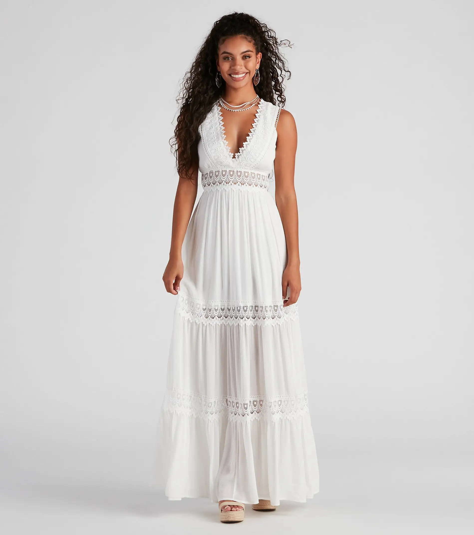 Windsor. Summer Frolic Crochet Maxi Dress 5 Windsor. Summer Frolic Crochet Maxi Dress - Image 3