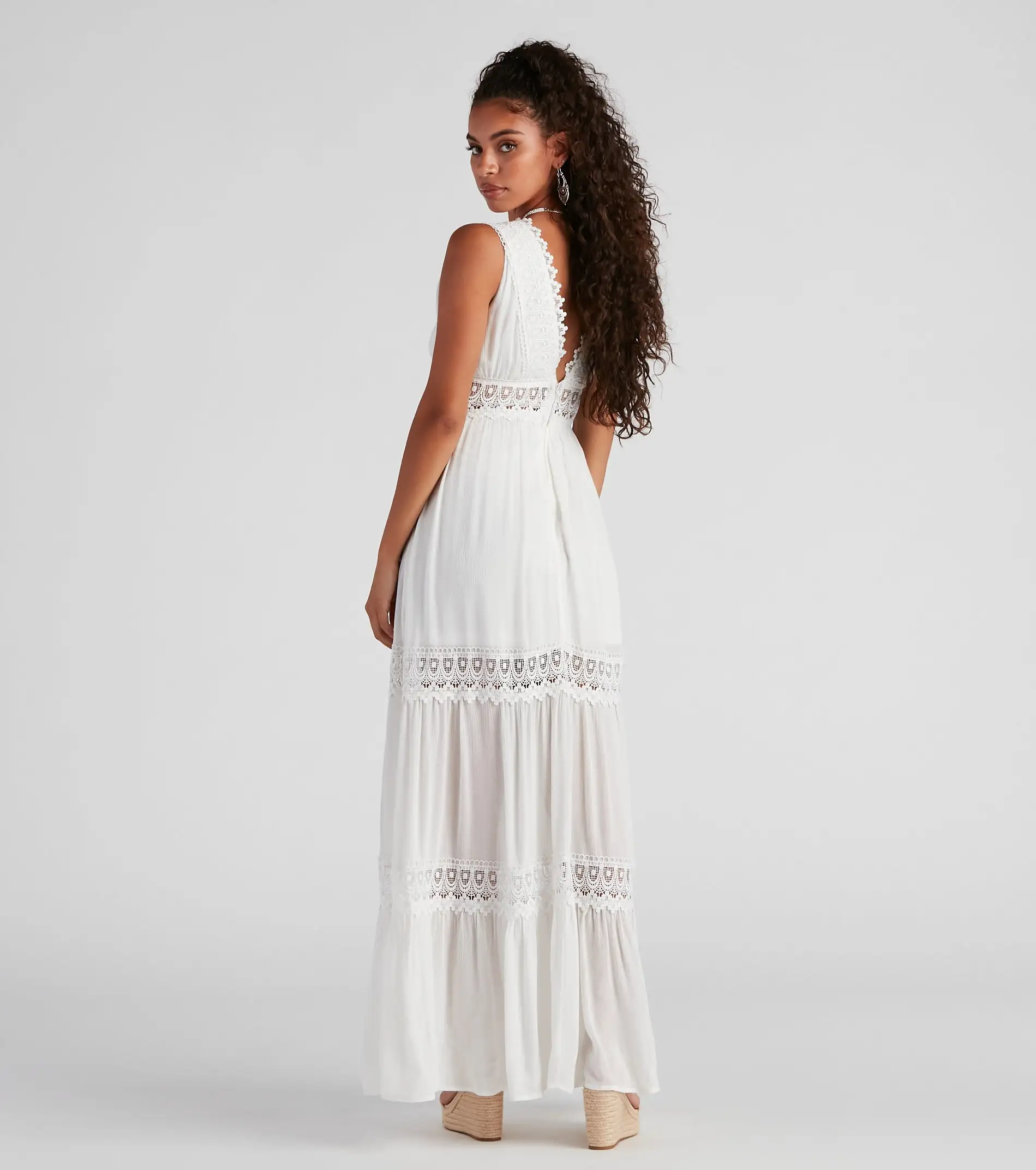 Windsor. Summer Frolic Crochet Maxi Dress 4 Windsor. Summer Frolic Crochet Maxi Dress - Image 2