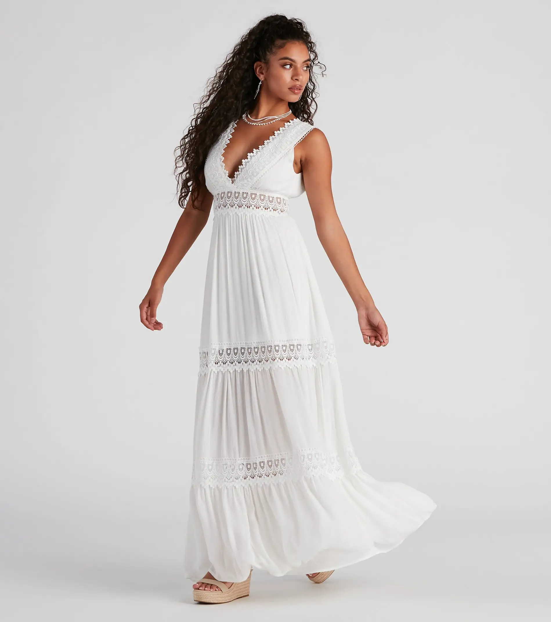 Windsor. Summer Frolic Crochet Maxi Dress 3 Windsor. Summer Frolic Crochet Maxi Dress