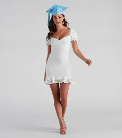 Windsor. Summer Bliss Eyelet Ruffle Dress -Formal Dresses Online Shop 05101 1584 2 87c24de8 534f 40fa 9d61 a3ea7796e29b