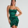 Windsor. Flirty Vibes Ruffled Mini Dress -Formal Dresses Online Shop 05101 1635 1