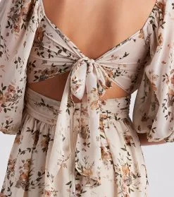 Windsor. Sunday Girl Floral Chiffon Skater Dress -Formal Dresses Online Shop 05101 1704 4