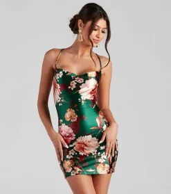 Windsor. Fliratious Beauty Floral Mini Dress