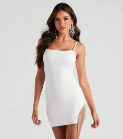 Windsor. Chance To Shine Rhinestone Trim Dress