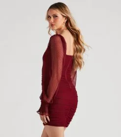 Windsor. She's Lovely Chiffon Mesh Mini Dress -Formal Dresses Online Shop 05101 1849 2 1