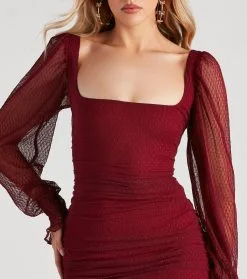 Windsor. She's Lovely Chiffon Mesh Mini Dress -Formal Dresses Online Shop 05101 1849 4 1