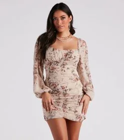 Windsor. Effortless Beauty Floral Mini Dress