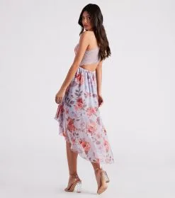 Windsor. Sugar And Spice Floral High-Low Dress -Formal Dresses Online Shop 05101 1968 2