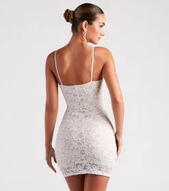 Windsor. Picture-Perfect Glitter Lace Short Dress -Formal Dresses Online Shop 05101 1995 2 1
