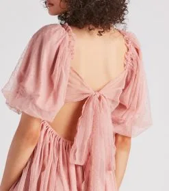 Windsor. Whimsical Muse Chiffon Swiss Dot Skater Dress 17 Windsor. Whimsical Muse Chiffon Swiss Dot Skater Dress -Formal Dresses Online Shop 05101 2288 4