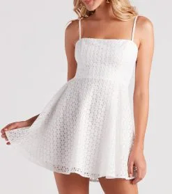 Windsor. Romance Avenue Floral Crochet Skater Dress -Formal Dresses Online Shop 05101 2396 4 1