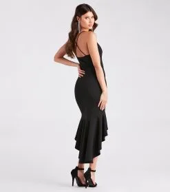Windsor. Well Refined Crepe Ruffled Midi Dress -Formal Dresses Online Shop 05101 2546 2 1