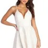 Windsor. Pearl Finish Lace Skater Dress