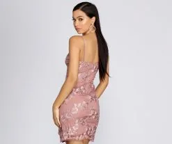 Windsor. Sweet Talk Lace Midi Dress 9 Windsor. Sweet Talk Lace Midi Dress -Formal Dresses Online Shop 05101 8691 4