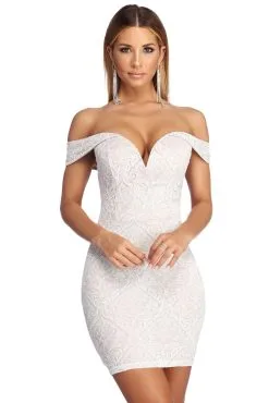 Windsor. Lace Vibes Mini Dress