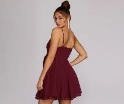 Windsor. Chiffon Flow Skater Dress -Formal Dresses Online Shop 05101 8824 4