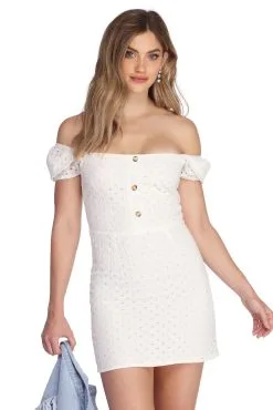 Windsor. All Eyes On You Mini Dress