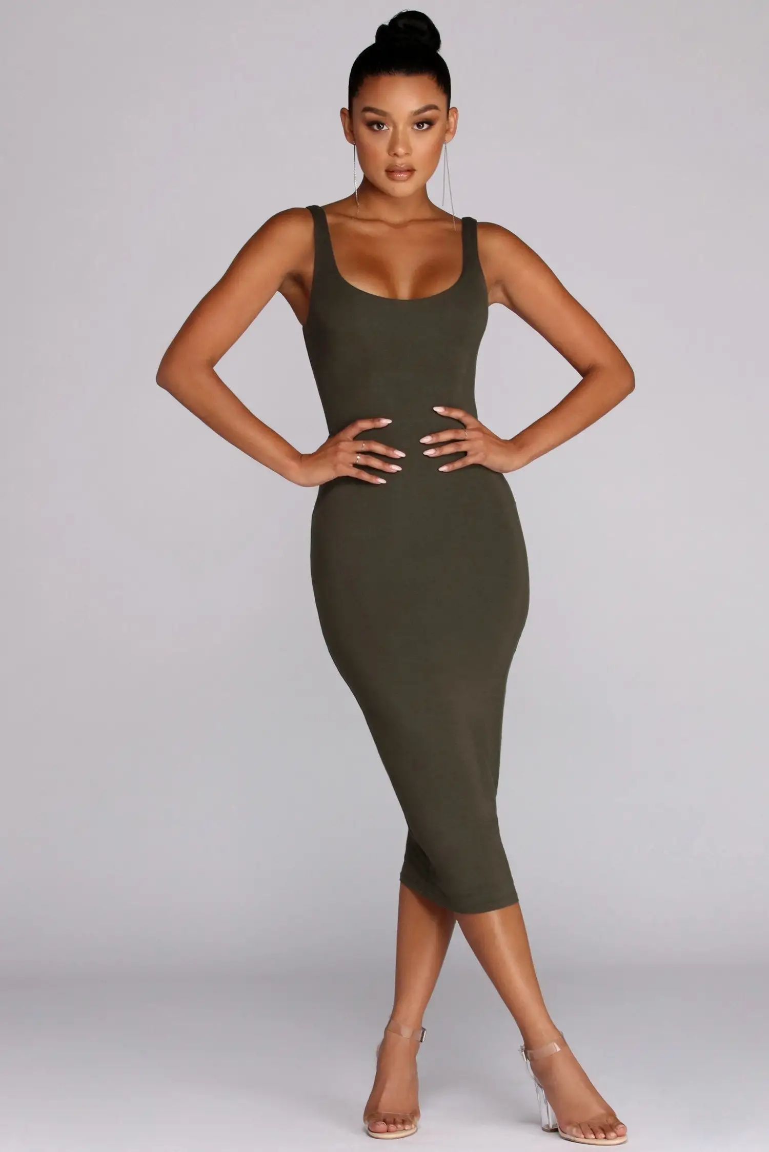 Windsor. Basic Essentials Midi Dress 4 Windsor. Basic Essentials Midi Dress - Image 2
