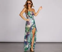 Windsor. Life's A Beach Mesh Dress