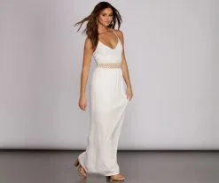 Windsor. Crochet Cutie Maxi Dress 38 Windsor. Crochet Cutie Maxi Dress -Formal Dresses Online Shop 05102 0163 3