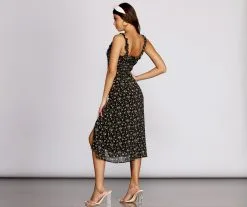 Windsor. Botanical Beauty Midi Dress -Formal Dresses Online Shop 05102 0210 3 723084a4 562d 49b3 bd3d 2c85524e9b05