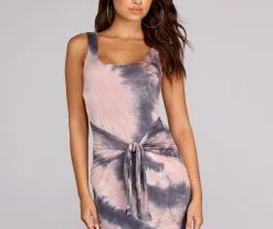 Windsor. Trendsetter In Tie Dye Mini Dress -Formal Dresses Online Shop 05102 0227 4 1