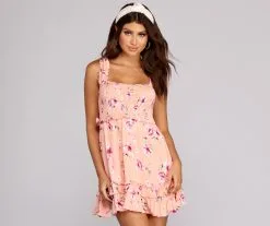 Windsor. Smocked Stunner Mini Dress 14 Windsor. Smocked Stunner Mini Dress -Formal Dresses Online Shop 05102 0229 1