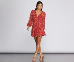 Windsor. Flowy Floral Mini Dress -Formal Dresses Online Shop 05102 0303 3 c0797b41 4e98 4646 9ae2 22c602b43cc6 1