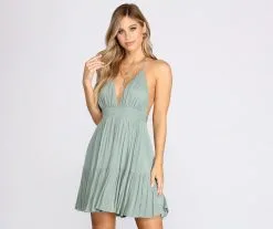 Windsor. Free Spirit Knit Skater Dress -Formal Dresses Online Shop 05102 0483 1