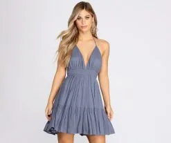 Windsor. Free Spirit Knit Skater Dress
