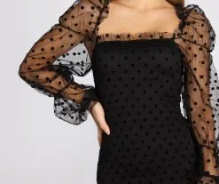 Windsor. Posh In Polka Dot Smocked Mini Dress -Formal Dresses Online Shop 05102 0557 4 6982ba69 45bf 432f 93cf 86f5be688d26 1