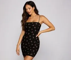 Windsor. Feeling Sweet And Stylish Eyelet Mini Dress -Formal Dresses Online Shop 05102 1206 1