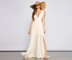 Windsor. Style Icon Gauze Cutout Maxi Dress