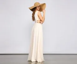 Windsor. Style Icon Gauze Cutout Maxi Dress -Formal Dresses Online Shop 05102 1314 4
