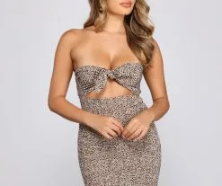 Windsor. Feelin' Fierce Leopard Print Mini Dress -Formal Dresses Online Shop 05102 1327 3