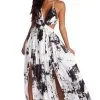 Windsor. Artist's Muse Chiffon Maxi Dress