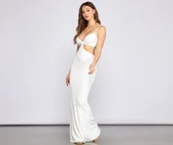 Windsor. Stunning Style Cutout Maxi Dress -Formal Dresses Online Shop 05102 4079 4