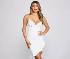 Windsor. Sweet Like Candy Ruffle Mini Dress -Formal Dresses Online Shop 05102 4086 1 cec787a1 f29a 44e2 8236 1fb5f265b3b3