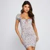 Windsor. Fabulous Floral Puff Sleeve Mini Dress -Formal Dresses Online Shop 05102 4125 1 b0304c05 b163 4750 be24 9ace81dd1427